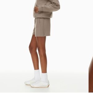 Aritzia Sweatfleece Cozy Fleece in Taupe